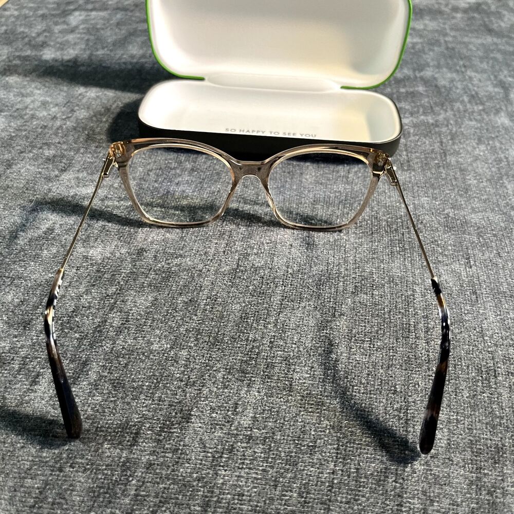 Kate Spade KS TEYA Eyeglasses 02T3 CRYSBEIGE Female Cat Eye frame - Picture 3 of 6